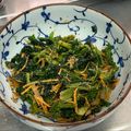 うみ7979's cooksnap of when they made ＊ほうれん草とにんじんのごま和え＊.