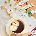 LULU♡まみ's cooksnap of when they made マシュマロスノーマン♪コーヒー/ココア.
