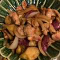 ちびとくま's cooksnap of when they made れんこんとさつまいもと鶏肉の甘辛炒め.
