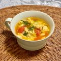 コムギ大好き's cooksnap of when they made 食べるスープ『トマトと卵コンソメスープ』.