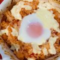 ariyuch's cooksnap of when they made 簡単ランチ＊巣ごもり卵のケチャップライス.