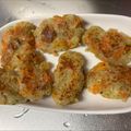 クックK0EAD7☆'s cooksnap of when they made じゃが芋とにんじんの青のりレバーおやき.