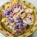 はるひやま's cooksnap of when they made カリフラワーとカニカマの胡麻マヨサラダ.