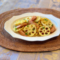 コムギ大好き's cooksnap of when they made れんこんとウインナーのカレーマヨ炒め.