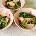 さくらん餅's cooksnap of when they made ほうれん草とごぼう天の煮浸し.