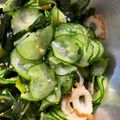 そらみず's cooksnap of when they made コレが黄金比！きゅうりとワカメの酢の物☆.