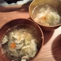 waiwain's cooksnap of when they made 簡単♡えのき茸のサンラータン風スープ.