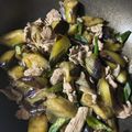 クックDWQ397☆'s cooksnap of when they made ナスと豚小間の生姜焼き.