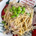 etsuhana's cooksnap of when they made ♫ワンポットで♡絶品きのこクリームパスタ.
