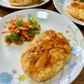 まな's cooksnap of when they made お肉は一切使いません!!絹豆腐ハンバーグ.