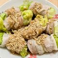 __おもち's cooksnap of when they made レンジde簡単肉巻きレタス.