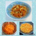 yukakobi☆'s cooksnap of when they made ☆にんじんしりしり☆ちくわ入り。.