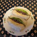龍青空ママ's cooksnap of when they made ビーフ＆玉子焼き、レタスサンド.