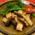 マルんちの丸顔's cooksnap of when they made 笑うくらいアワビなエリンギ.