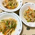 ふたごゆき's cooksnap of when they made ピリッ旨！蒟蒻でヘルシー韓国風チャプチェ.
