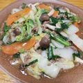 クックHBQ370☆'s cooksnap of when they made 白菜とひき肉のうまトロ炒め.