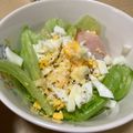 あやか1120's cooksnap of when they made レタスとゆで卵のイタリアンサラダ♫♬.