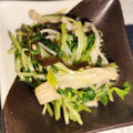 ちゃちゅ2's cooksnap of when they made レンジで3分！豆苗とエノキの塩昆布和え.
