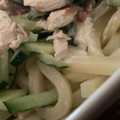MULA's cooksnap of when they made 冷たいうどん✿ささみと梅.