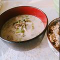 口福さん♪'s cooksnap of when they made みそ汁リメイク・1人分粕汁.