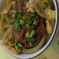 あゆたっくん's cooksnap of when they made メンチカツをリメイク☆メンチ丼.