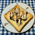 にきけん's cooksnap of when they made チョコマシュマロトースト.