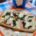 ponnko's cooksnap of when they made ◆ウインナー大葉チーズトースト◆.