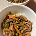 ame-ikuru's cooksnap of when they made ~いんげん人参牛肉の甘辛炒め~.