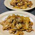 かなぽん☆☆'s cooksnap of when they made 簡単！旨い！豚こま玉ねぎのオイごま炒め♪.