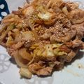 匡史さん's cooksnap of when they made 白菜でカサ増し＊豚こまキムチ炒め.