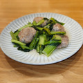 かなりんココりん's cooksnap of when they made 豚こまだんごと小松菜の煮浸し.