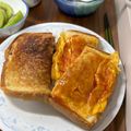ミアンミアン's cooksnap of when they made フライパンで簡単美味しいホットサンド.