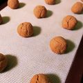 喜八＆Hacchi's cooksnap of when they made 米粉のきな粉スノーボールクッキー.