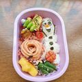 ちゅーりっぷ♪♪'s cooksnap of when they made 簡単かわいいアナ雪　オラフ　キャラ弁.