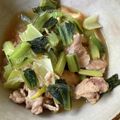 dollyj's cooksnap of when they made 小松菜、厚揚げ、豚肉の中華煮.
