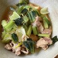 dollyj's cooksnap of when they made 小松菜、厚揚げ、豚肉の中華煮.