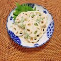 コムギ大好き's cooksnap of when they made れんこんと明太子の和え物.
