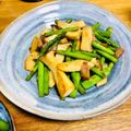 ねっちゃんっ's cooksnap of when they made アスパラベーコンエリンギのバター醤油炒め.