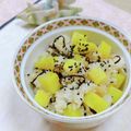 みっちゃん❇️68's cooksnap of when they made バター香る!!さつまいもの塩昆布ごはん.