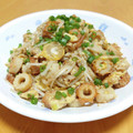 ドルフィンサーモン's cooksnap of when they made 節約!!もやしとちくわでオイスター卵とじ.