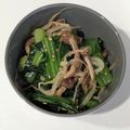 つぽんず's cooksnap of when they made 簡単副菜☆もやし小松菜しめじのナムル.