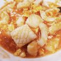 ちっず's cooksnap of when they made ☆イカと卵のチリソース☆.