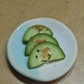 ラリー＆サラ's cooksnap of when they made 摘果メロンの浅漬け.