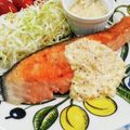 在宅勤務のおじさん's cooksnap of when they made ☆鮭のムニエル タルタルソース☆.