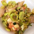 クックDMEKPK☆'s cooksnap of when they made そら豆と鶏肉の煮物(母からレシピ).