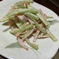うめまみ's cooksnap of when they made ふきのサラダ☆ごまわさびマヨネーズ.