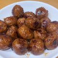 ママメイン！時々子供's cooksnap of when they made 超簡単！業務スーパーの肉団子でつくね.