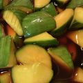 ラビオレンジ's cooksnap of when they made 瞬く間に完食♡きゅうりと大根のピリ辛漬け.