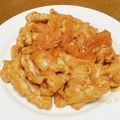 vabochan's cooksnap of when they made ■かんたん！豚肉と玉ねぎのケチャップ炒め.