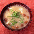 caruga's cooksnap of when they made 余った蕎麦湯で♡とろとろお味噌汁.